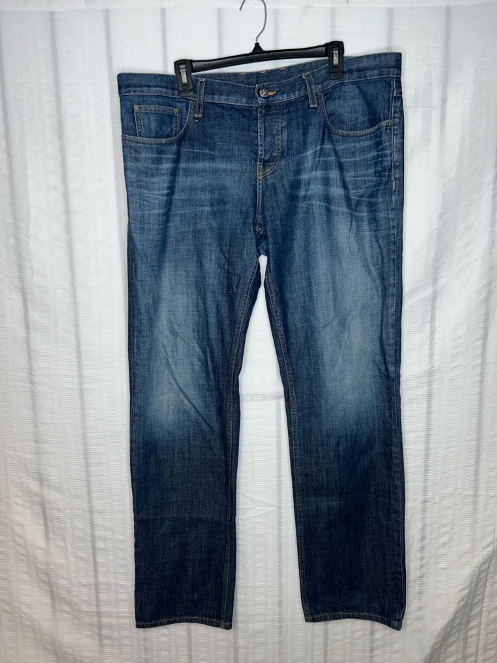 VTG Gucci Skinny Denim Jeans Dark Wash Men’s Size 40x34 (56) Button Fly Y2K